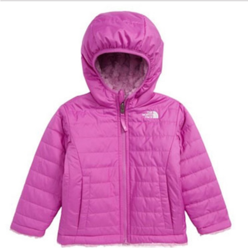 The North Face Reversible Mossbud Swirl Jacket Sweet Violet 4T